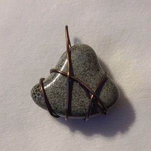 Distressed Metals Bound Heart